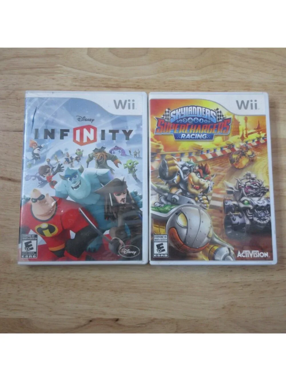 Wii Bundle 2 Video Games - Infinity & Skylanders Superchargers Racing